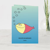 100万に一つ！赤おもしろい魚カード シーズンカード (裏面)