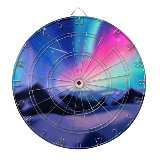 100万のオーロラの夢 ダーツボード (正面)