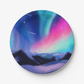 100万のオーロラの夢 ペーパープレート (正面)