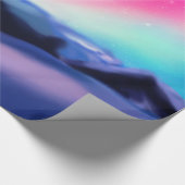 100万のオーロラの夢 ラッピングペーパー (角)