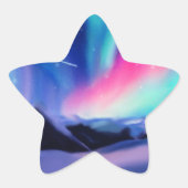 100万のオーロラの夢 星シール (正面)