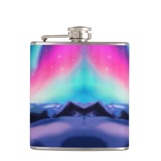 100万のオーロラ·ドリームス フラスク (正面)