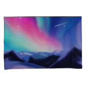 100万のオーロラ·ドリームス 枕カバー (正面右)