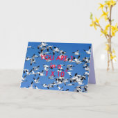 100万のグリーティングカード カード (黄色い花)