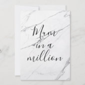 100万のママ |白い大理石の母の日 (正面)