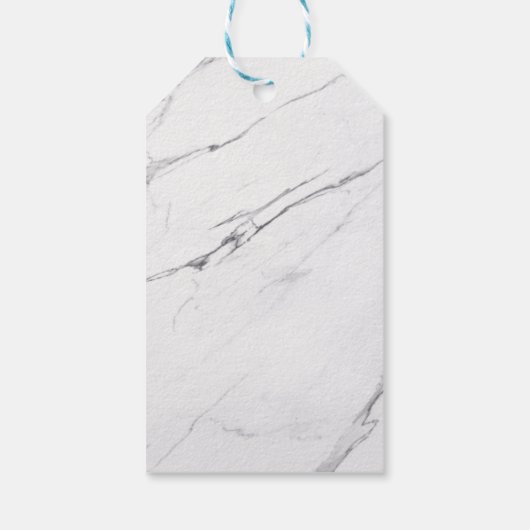 100万のママ |白い大理石の母の日 ギフトタグ (裏面)