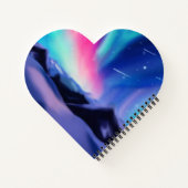 100万ものオーロラ・ドリームズ・ノート ノートブック (裏面)