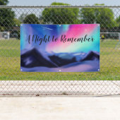 100万ものオーロラ・ドリームズ 横断幕 (インサイチュ)