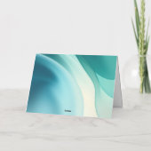 100万アクアの母の日カスタムの挨拶の母 シーズンカード (裏面)