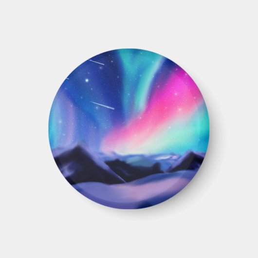 100万オーロラの夢の磁石 マグネット (正面)