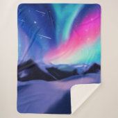 100万オーロラドリームシャーパブランケット シェルパブランケット (正面)