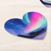 100万オーロラドリームス紙コースター ペーパーコースター (アングル)