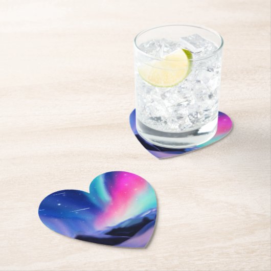 100万オーロラドリームス紙コースター ペーパーコースター (インサイチュ)