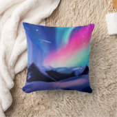 100万オーロラドリームズ装飾用クッション クッション (ブランケット)