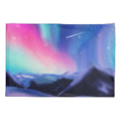 100万オーロラ夢ピローケース 枕カバー (裏面-左)