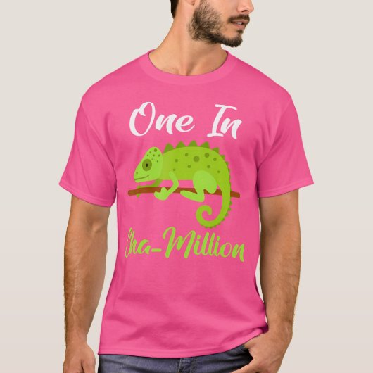 100万カメレオン Tシャツ (正面)