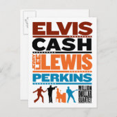 100万ドルのカルテット名 ポストカード (正面/裏面)