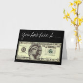 100万ドルのグリーティングカードのように見えた カード (黄色い花)