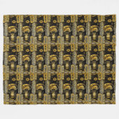 100万ドルの現金の毛布 フリースブランケット (正面(横))