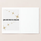 ✨100万ドルの金ゴールド星 箔カード (内部)