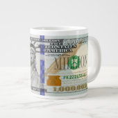 100万ドル札 ジャンボコーヒーマグカップ (正面右)