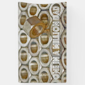 100万ナット・ファーザー・デイの10 横断幕 (縦)