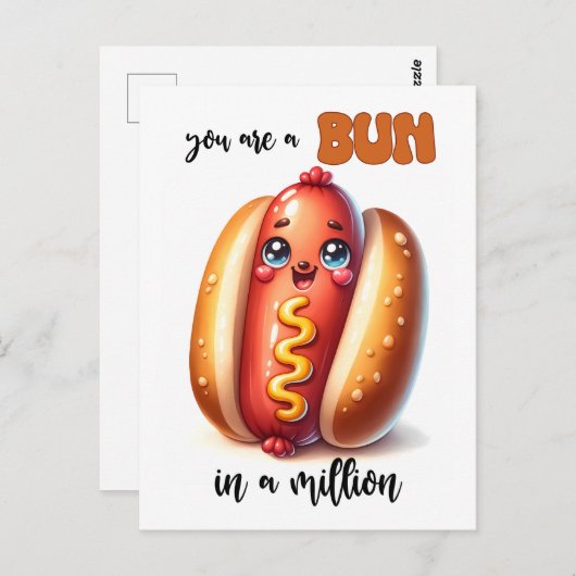 100万バレンタインのパニーバン ポストカード (正面/裏面)