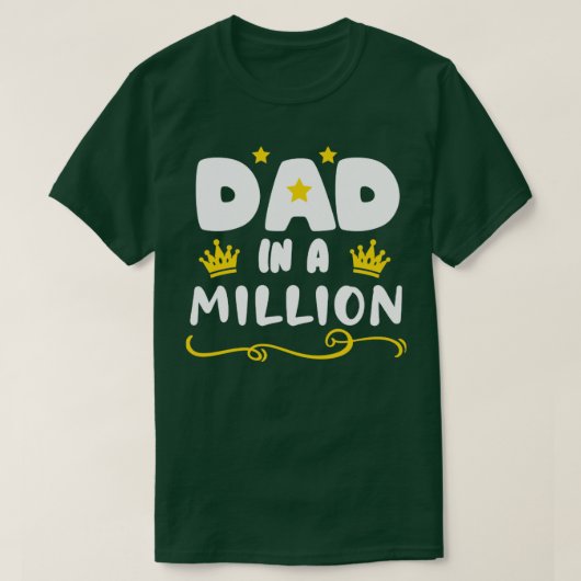 100万パパ Tシャツ (デザイン正面)