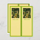 100万ベルのしおりかわいらしはがき ポストカード (正面/裏面)