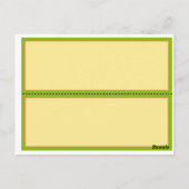 100万ベルのしおりかわいらしはがき ポストカード (裏面)