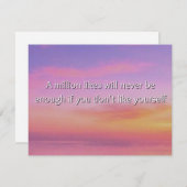 100万人がサンセットアステシックミニを好む シーズンカード (正面/裏面)