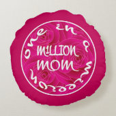 100万人の母親に1人 ラウンドクッション (裏面)