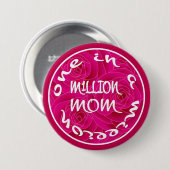 100万人の母親に1人 缶バッジ (正面&裏面)