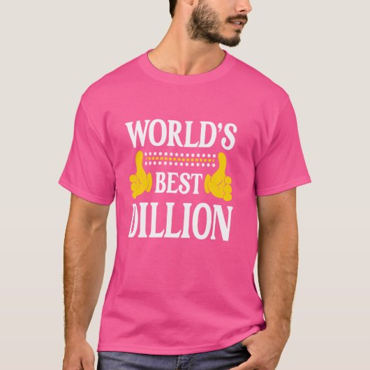 100万人名おもしろいファーストネームWorld's Bes Tシャツ (正面)