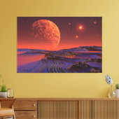 100万光年遠くに キャンバスプリント (インサイチュ (リビング))