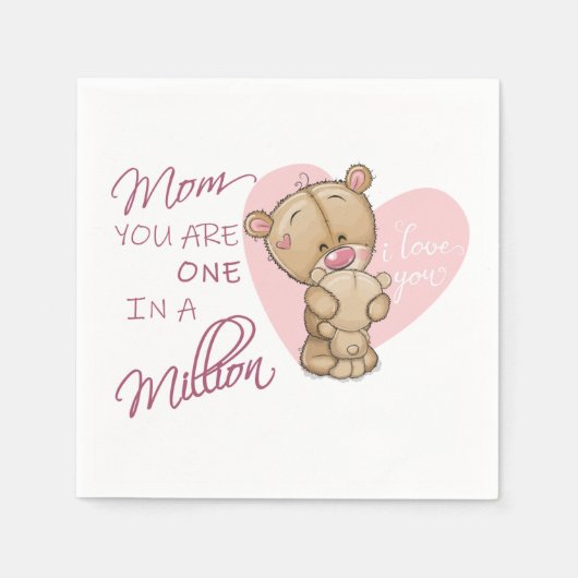 100万分の1 スタンダードカクテルナプキン (正面)