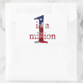 100万分の1 長方形シール (バッグ)