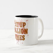 100万回|ギフト最高の感動的品 ツートーンマグカップ (正面右)