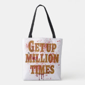 100万回|ギフト最高の感動的品 トートバッグ (裏面)