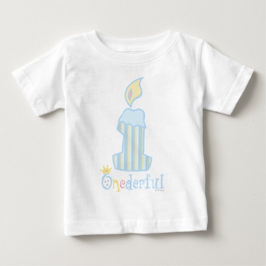 100万本の青いキャンドル ベビーTシャツ (正面)