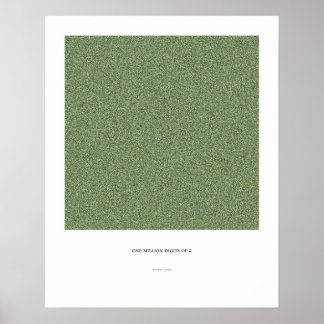 100万桁のπ ポスター