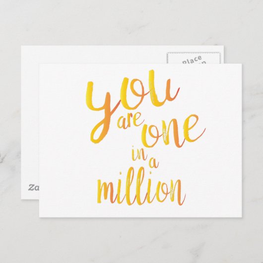 100万 ポストカード (正面/裏面)