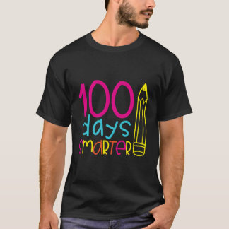 100人の学校頭が切れるの日から100人の日 Tシャツ
