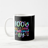 100人の日がひらひらと舞う – 100日目 コーヒーマグカップ (左)