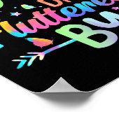 100人の日がひらひらと舞う – 100日目 ポスター (角)