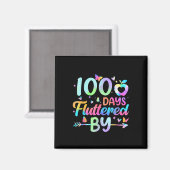 100人の日がひらひらと舞う – 100日目 マグネット (正面/裏面)