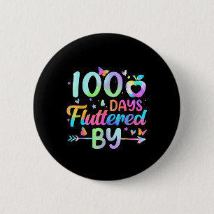 100人の日がひらひらと舞う – 100日目 缶バッジ