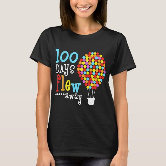 100人の日が先生の両親のために飛んだ Tシャツ (正面)