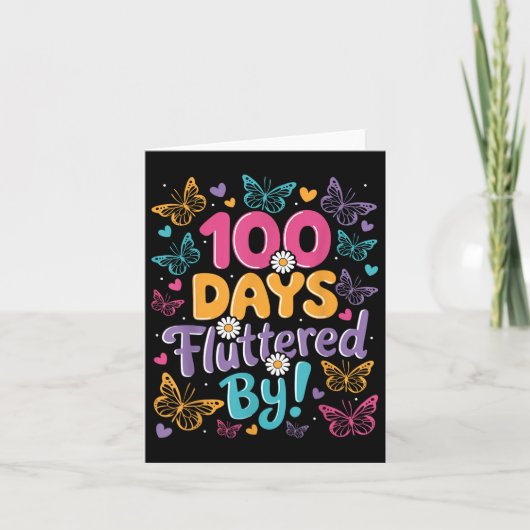 100人の日が子どもたちを混乱させる100日目 カード (正面)