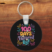 100人の日が子どもたちを混乱させる100日目 キーホルダー (正面)